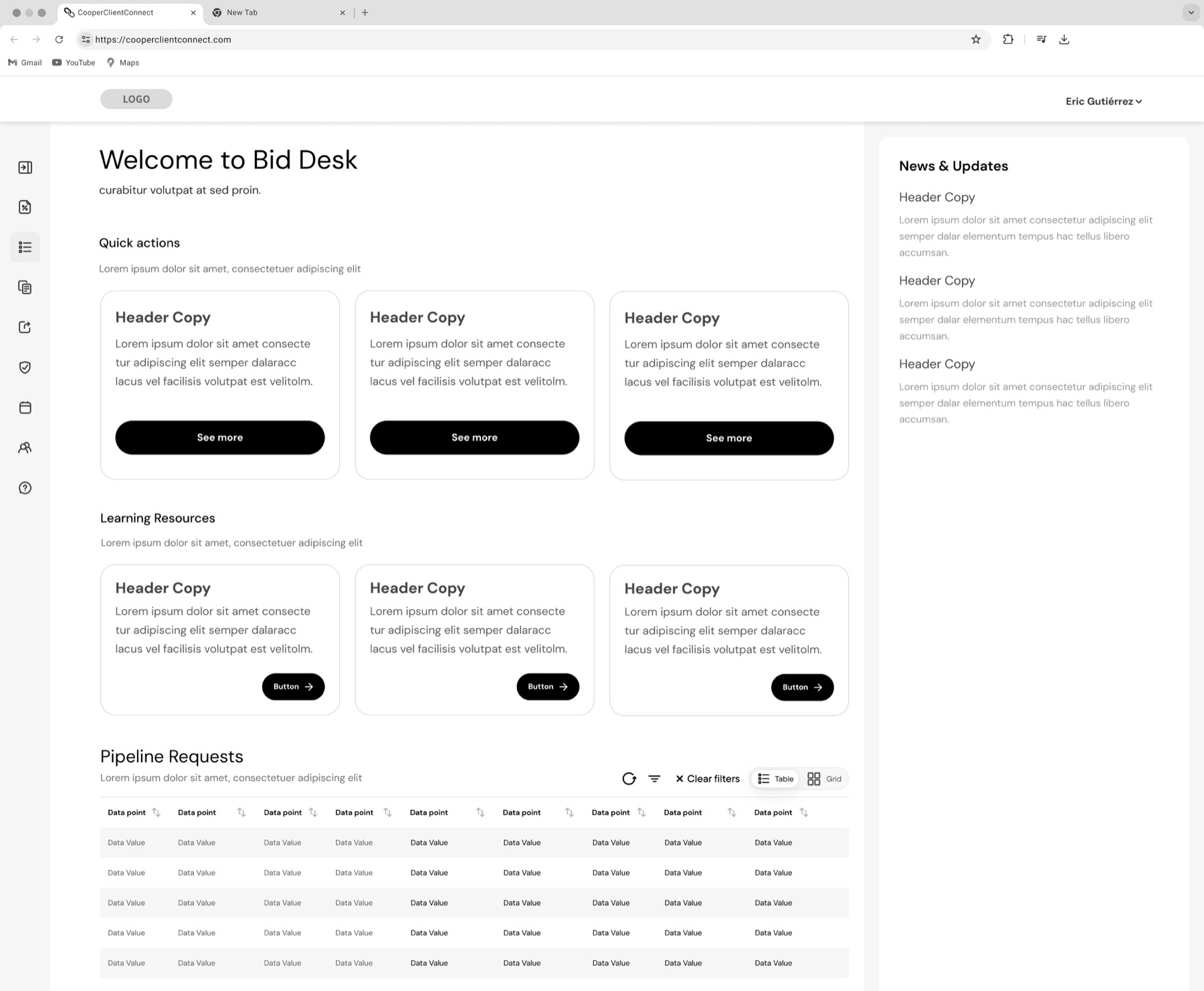 Wireframe V1